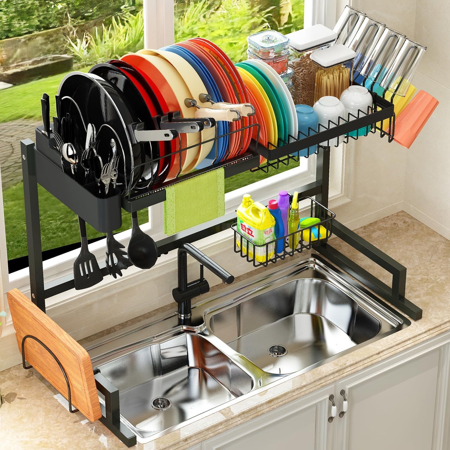 Over The Sink Dish Drying Rack