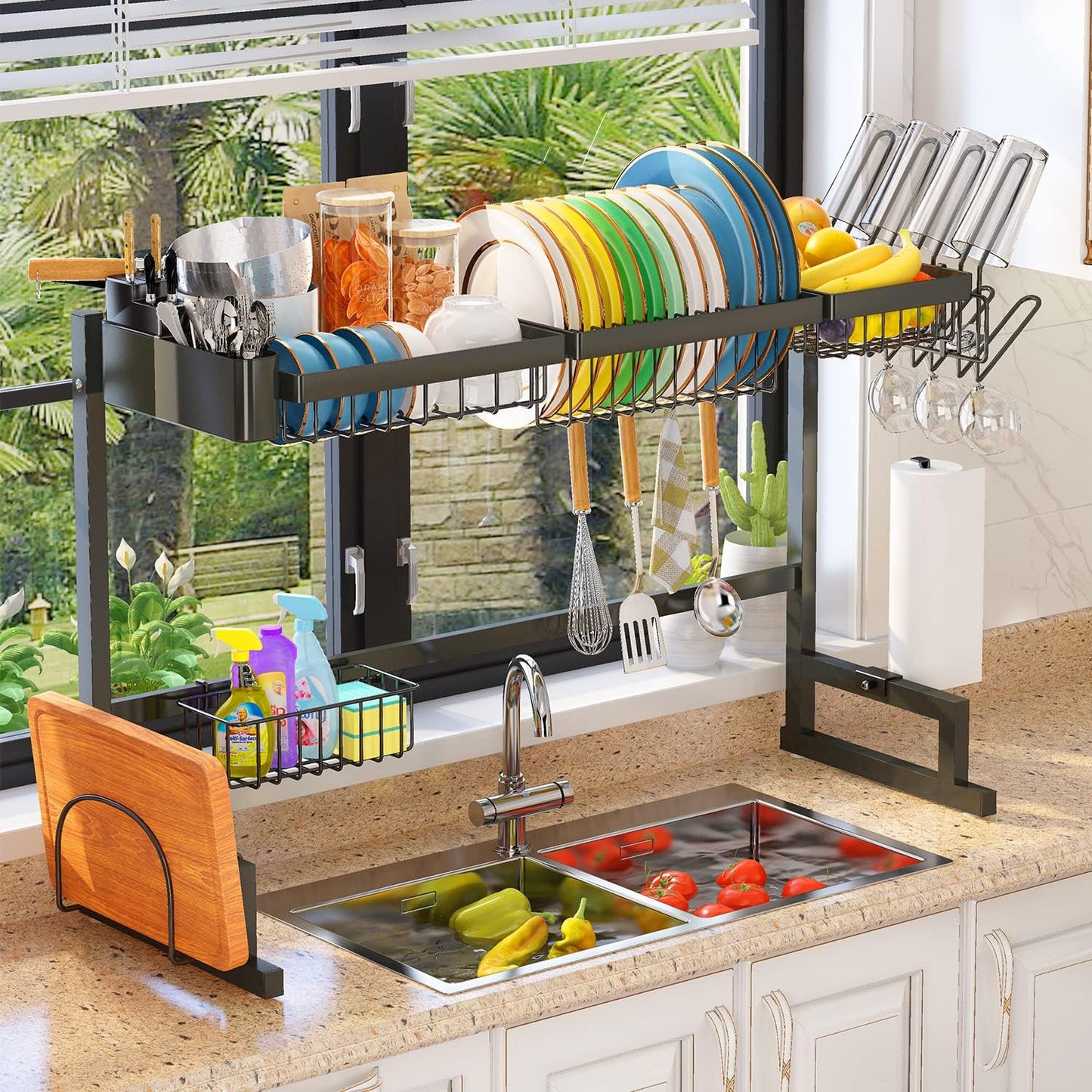 Over The Sink Dish Drying Rack